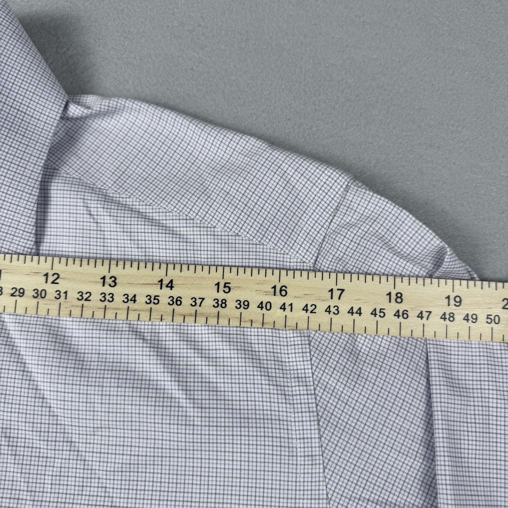 Lot of 2 Eton Slim Long Sleeve Button Shirt Men 40/15.75 (L) Grid Check Plaid - Picture 4 of 11